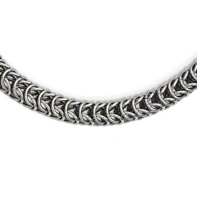 Fancy 18 Inch Necklace Stainless Steel SRN947-18 by Chisel, MPN: SRN947-18, 886774994567