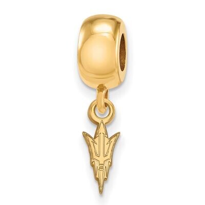 Arizona State University Bead Charm x-Small Dangle Gold-plated Silver GP022AZS, MPN: GP022AZS, 8867…