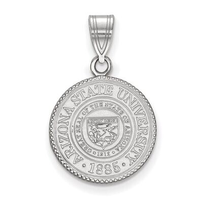 Arizona State University Medium Crest Pendant Sterling Silver SS043AZS, MPN: SS043AZS, 886774677491