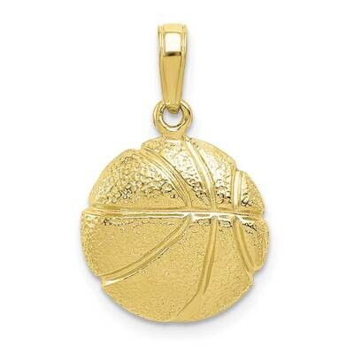 Basketball Pendant 10k Gold 10C3773, MPN: 10C3773,