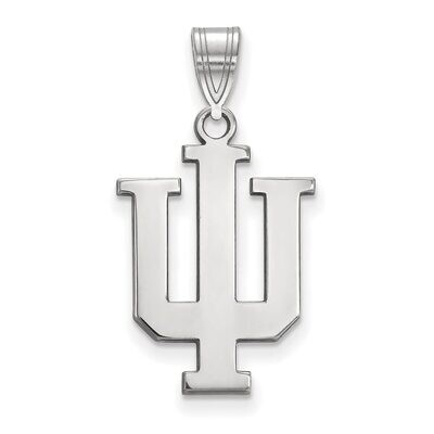 Indiana University Large Pendant 14k White Gold 4W004IU, MPN: 4W004IU, 886774830520