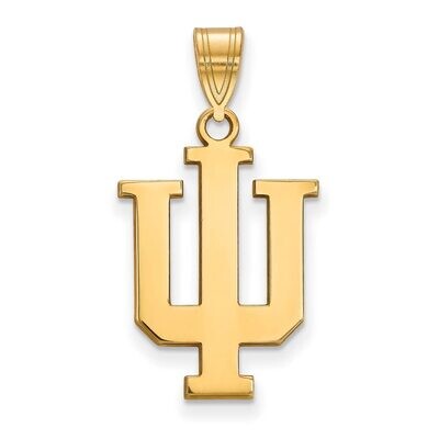 Indiana University Large Pendant 14k Yellow Gold 4Y004IU, MPN: 4Y004IU, 886774862422