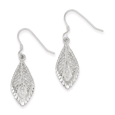 Filigree Earrings Sterling Silver QE7, MPN: QE7, 883957940731