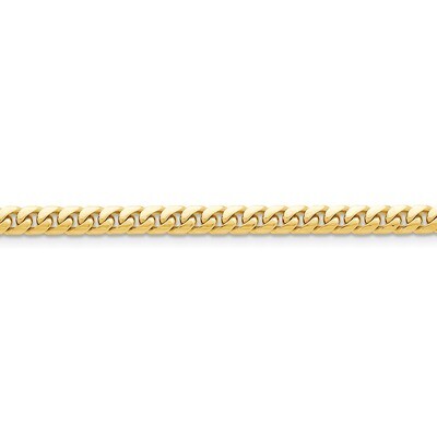 5mm Domed Curb Chain 7 Inch 14k Gold DCU160-7, MPN: DCU160-7, 886774094991