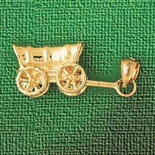 Dazzlers Jewelry Carriage Pendant Necklace Charm Bracelet in Yellow, White or Rose Gold 1849, MPN: …