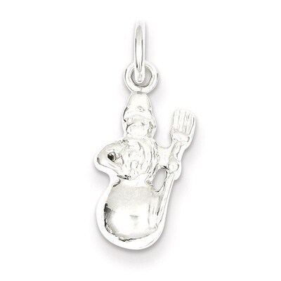 Snowman Charm Sterling Silver QC840, MPN: QC840, 883957917450