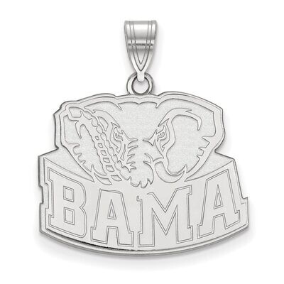 University of Alabama Large Pendant 10k White Gold 1W076UAL, MPN: 1W076UAL, 886774793405