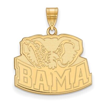 University of Alabama Large Pendant 10k Yellow Gold 1Y076UAL, MPN: 1Y076UAL, 886774822815