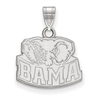 University of Alabama Small Pendant 10k White Gold 1W074UAL, MPN: 1W074UAL, 886774793245