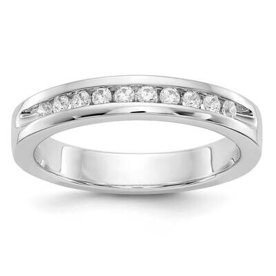 10-Stone Diamond Channel Band 14k White Gold RM3318B-020-WAA, MPN: RM3318B-020-WAA,