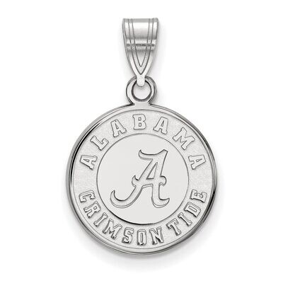 University of Alabama Medium Disc Pendant Sterling Silver SS086UAL, MPN: SS086UAL, 886774702841