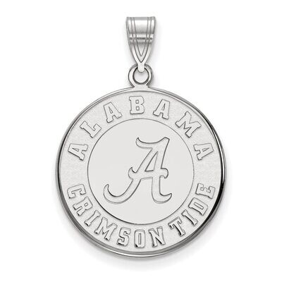 University of Alabama Large Disc Pendant Sterling Silver SS087UAL, MPN: SS087UAL, 886774703084