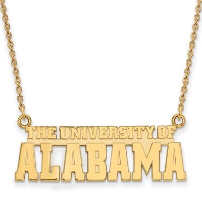 University of Alabama Small Pendant Gold-plated Silver GP084UAL, MPN: GP084UAL, 886774956107