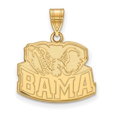 University of Alabama Medium Pendant Gold-plated Silver GP075UAL, MPN: GP075UAL, 886774954851