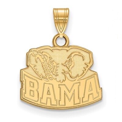 University of Alabama Small Pendant Gold-plated Silver GP074UAL, MPN: GP074UAL, 886774954639