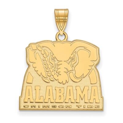 University of Alabama Large Pendant Gold-plated Silver GP063UAL, MPN: GP063UAL, 886774951690