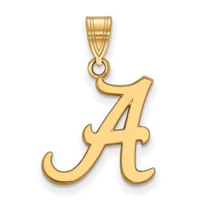 University of Alabama Medium Pendant Gold-plated Silver GP003UAL, MPN: GP003UAL, 886774896618