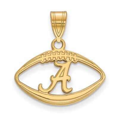 University of Alabama Pendant in Football Gold-plated Silver GP018UAL, MPN: GP018UAL, 886774922911