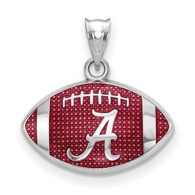 The University of Alabama Enameled Football Pendant Sterling Silver SS508UAL, MPN: SS508UAL, 634401…