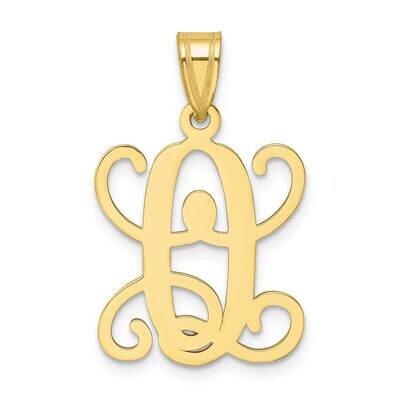 Initial Letter O Pendant 10k Gold 10XNA518Y/O, MPN: 10XNA518Y/O,