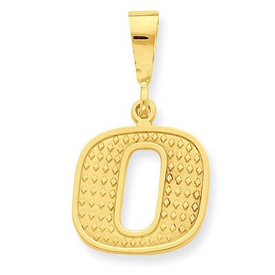 Initial O Charm 14k Gold C1449-O, MPN: C1449-O, 886774087788