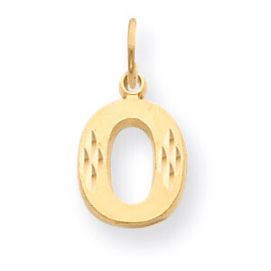 Initial O Charm 14k Gold C566O, MPN: C566O, 883957860961