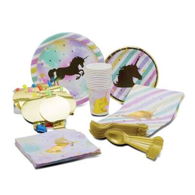 Golden Unicorn Party Kit for 10 GM22661, MPN: GM22661, 788089152789