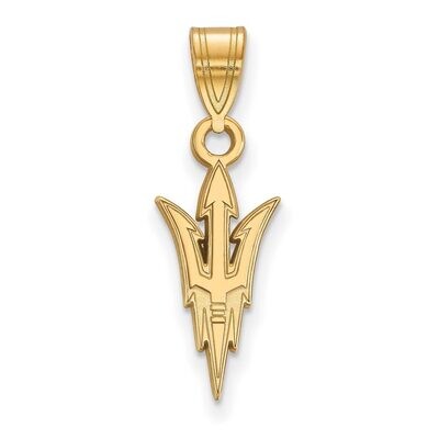 Arizona State University Medium Pendant Gold-plated Silver GP003AZS, MPN: GP003AZS, 886774894911