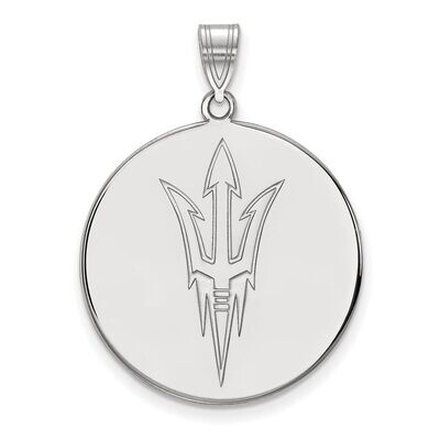 Arizona State University Extra Large Disc Pendant Sterling Silver SS050AZS, MPN: SS050AZS, 88677467…