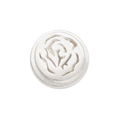 Nikki Lissoni Silver-Plated Rose Coin That Fits S Rings RC2013S, MPN: RC2013S, 8718819234180
