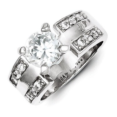 Ring Sterling Silver Diamond QR2013, MPN: QR2013, 883957185842