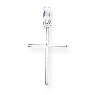 Cross Charm 14k White Gold XR558, MPN: XR558, 883957422053