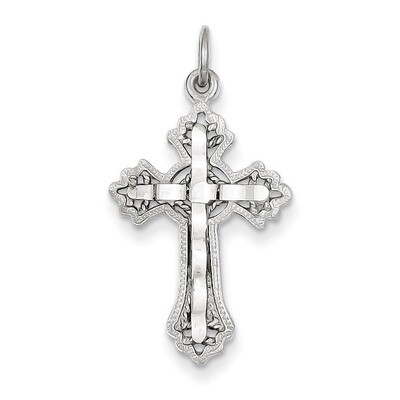 Cross Charm 14k White Gold CH137, MPN: CH137, 883957247274