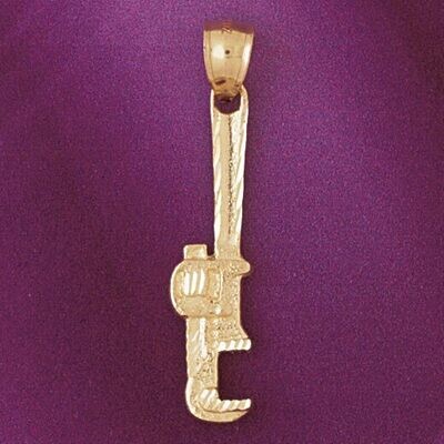 Dazzlers Jewelry Ranch Pendant Necklace Charm Bracelet in Yellow, White or Rose Gold 6641, MPN: DZ-…