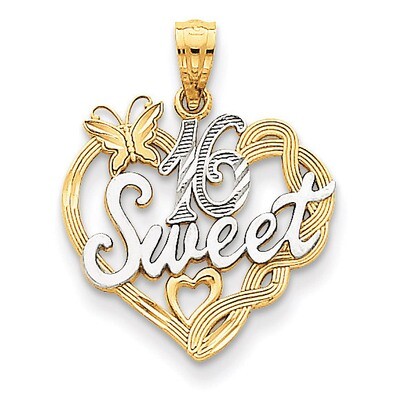 Sweet 16 Pendant 14k Gold K2611, MPN: K2611, 886774072593