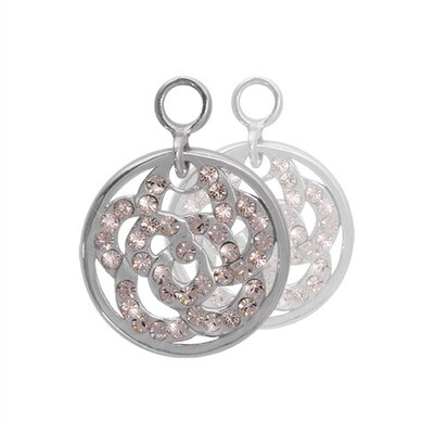 Nikki Lissoni Sparkling Flower 2 Pieces Silver-Plated 14mm Earrings EAC2006S, MPN: EAC2006S, 871862…