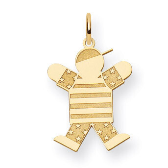 Kid Charm 14k Gold XK1132Y, MPN: XK1132Y, 883957446103