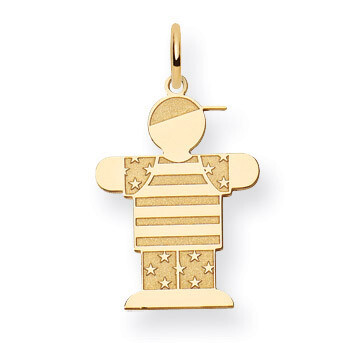 Kid Charm 14k Gold XK1124Y, MPN: XK1124Y, 883957377070