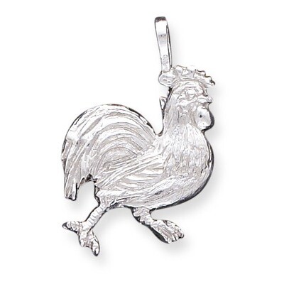 Rooster Charm Sterling Silver QC2645, MPN: QC2645, 883957906348