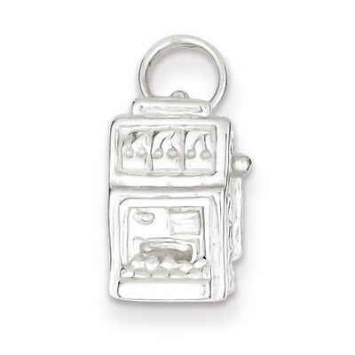 Slot Machine Charm Sterling Silver QC4730, MPN: QC4730, 723252404906