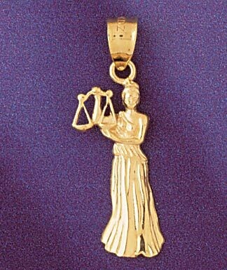 Dazzlers Jewelry Libra Scales Zodiac Pendant Necklace Charm Bracelet in Yellow, White or Rose Gold …