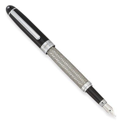 Charles Hubert Black &amp; Mesh Fountain Pen GM9184, MPN: GM9184, 811233018416
