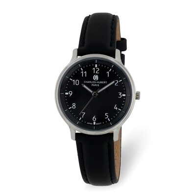 Charles Hubert Ladies Stainless Steel Black Dial Watch  XWA6073, MPN: XWA6073, 848870008739
