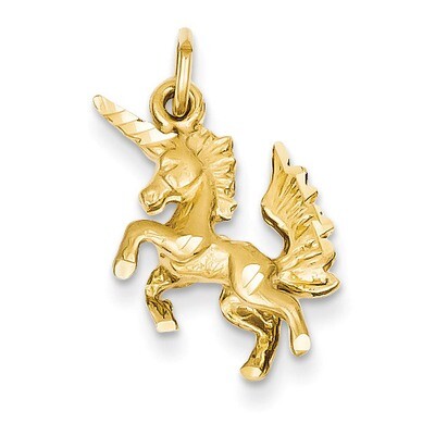 Dancing Unicorn Charm 14k Gold C1145, MPN: C1145, 883957855226
