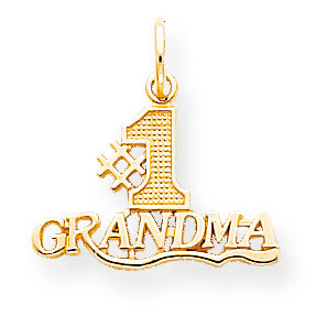 #1 Grandma Charm 10k Gold 10C119, MPN: 10C119, 886774084091