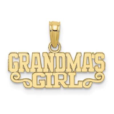Grandma&#39;s Girl Charm 10k Gold 10C3011, MPN: 10C3011,