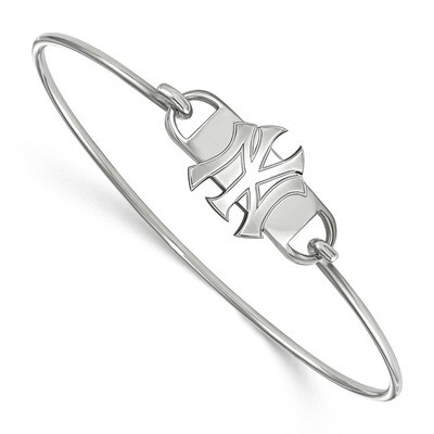 MLB New York Yankees Small Center Wire Bangle Sterling Silver SS022YAN-6, MPN: SS022YAN-6, 19110177…