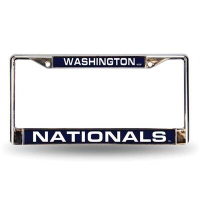 MLB Washington Nationals Blue Laser Chrome Car License Plate Frame GC7039, MPN: GC7039, 94746402853