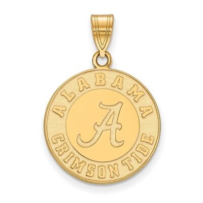 University of Alabama Large Pendant 10k Yellow Gold 1Y046UAL, MPN: 1Y046UAL, 886774818283