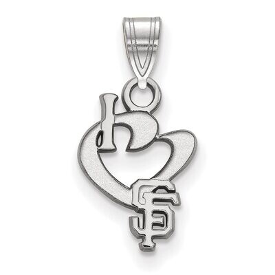 San Francisco Giants Small I love Logo Sterling Silver SS018GIT, MPN: SS018GIT, 886774628387